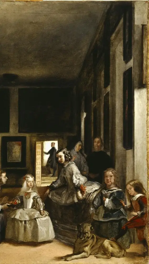 &quot;La Meninas&quot;, de Velázquez, donde el pintor aparece autorretratado
