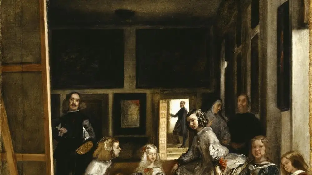&quot;La Meninas&quot;, de Velázquez, donde el pintor aparece autorretratado