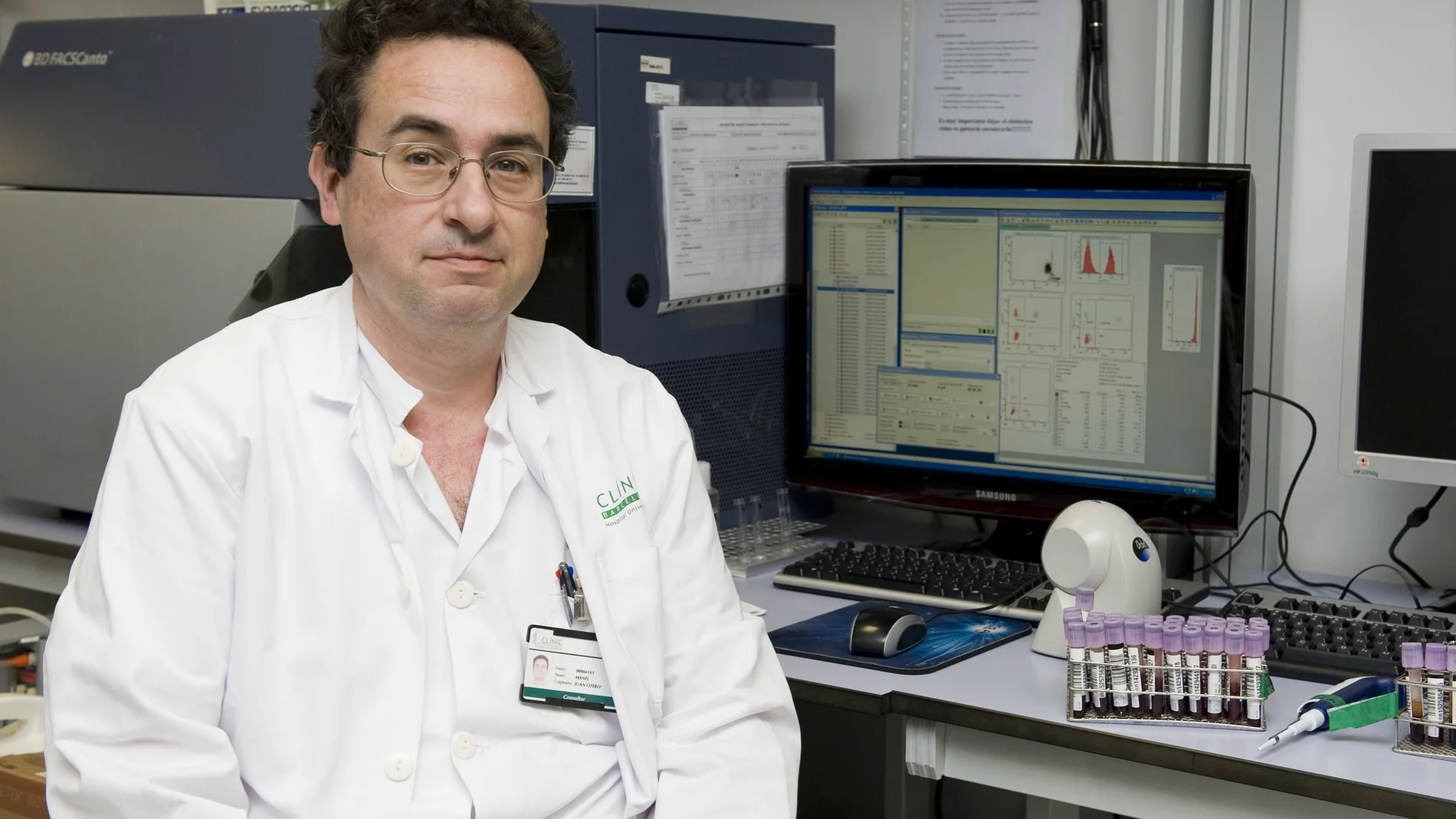 El doctor Manel Juan, jefe de la sección de Inmunología Clínica del Servicio de Inmunología del Hospital Clínic de Barcelona
