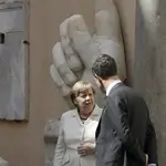 Angela Merkel y Mark Rutte, líderes de Alemania y Holanda