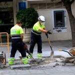 Obreros de la construcción vuelven al tajo