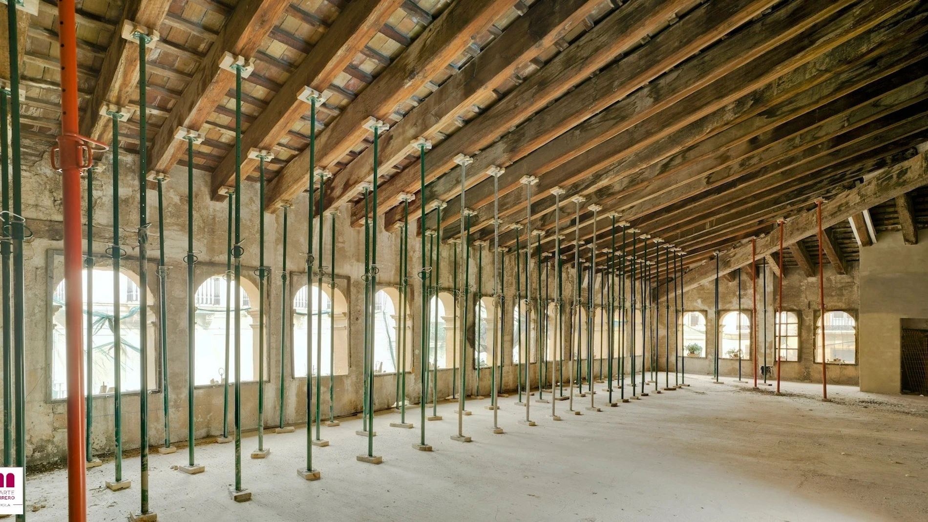Cultura.- El futuro Centro de Arte Hortensia Herrero estrena web y un recorrido virtual por las obras de rehabilitación