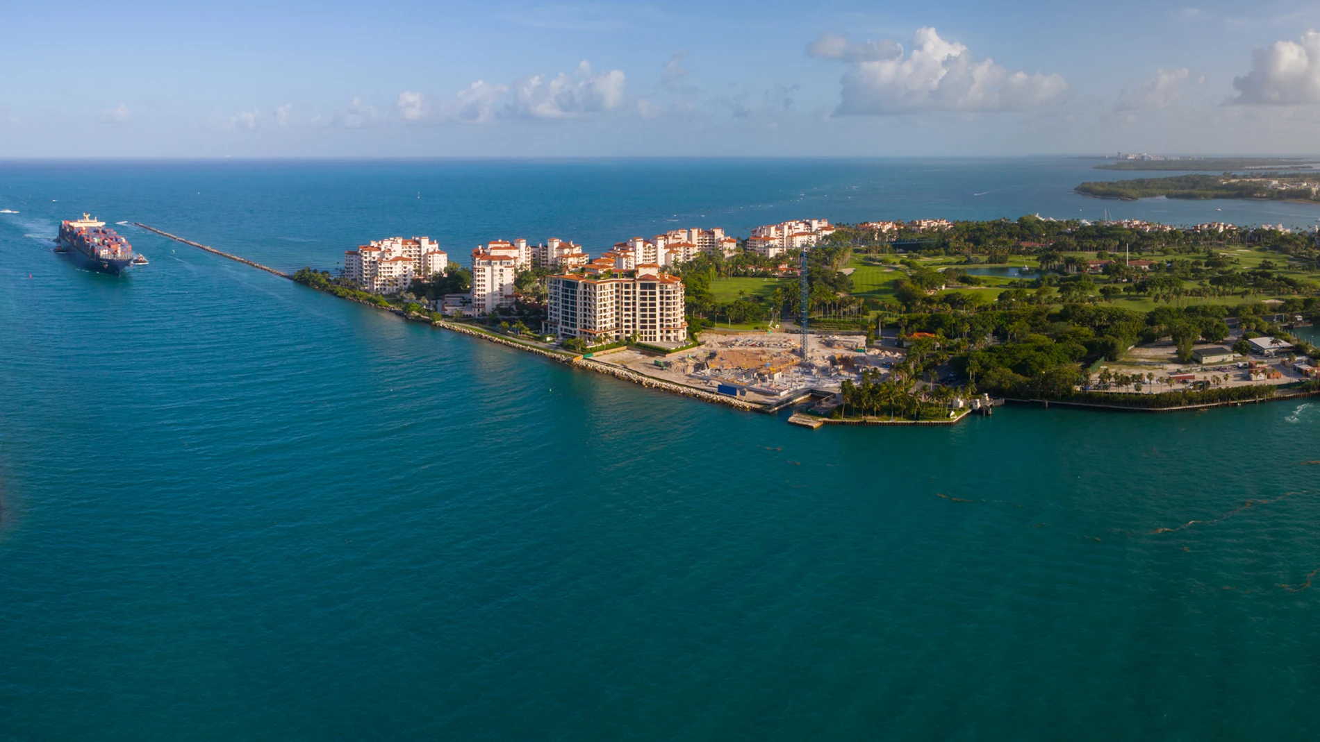 Imágenes aéreas de FIsher Island