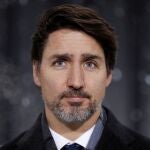 El primer ministro de Canadá Justin Trudeau, en la rueda de prensa del pasado 9 de abril