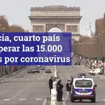 Francia, cuarto país en superar las 15.000 muertes