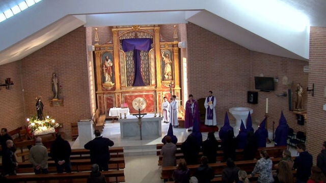 Interior de la Iglesia de los Santos Juan y Pablo, en San Fernando de Henares