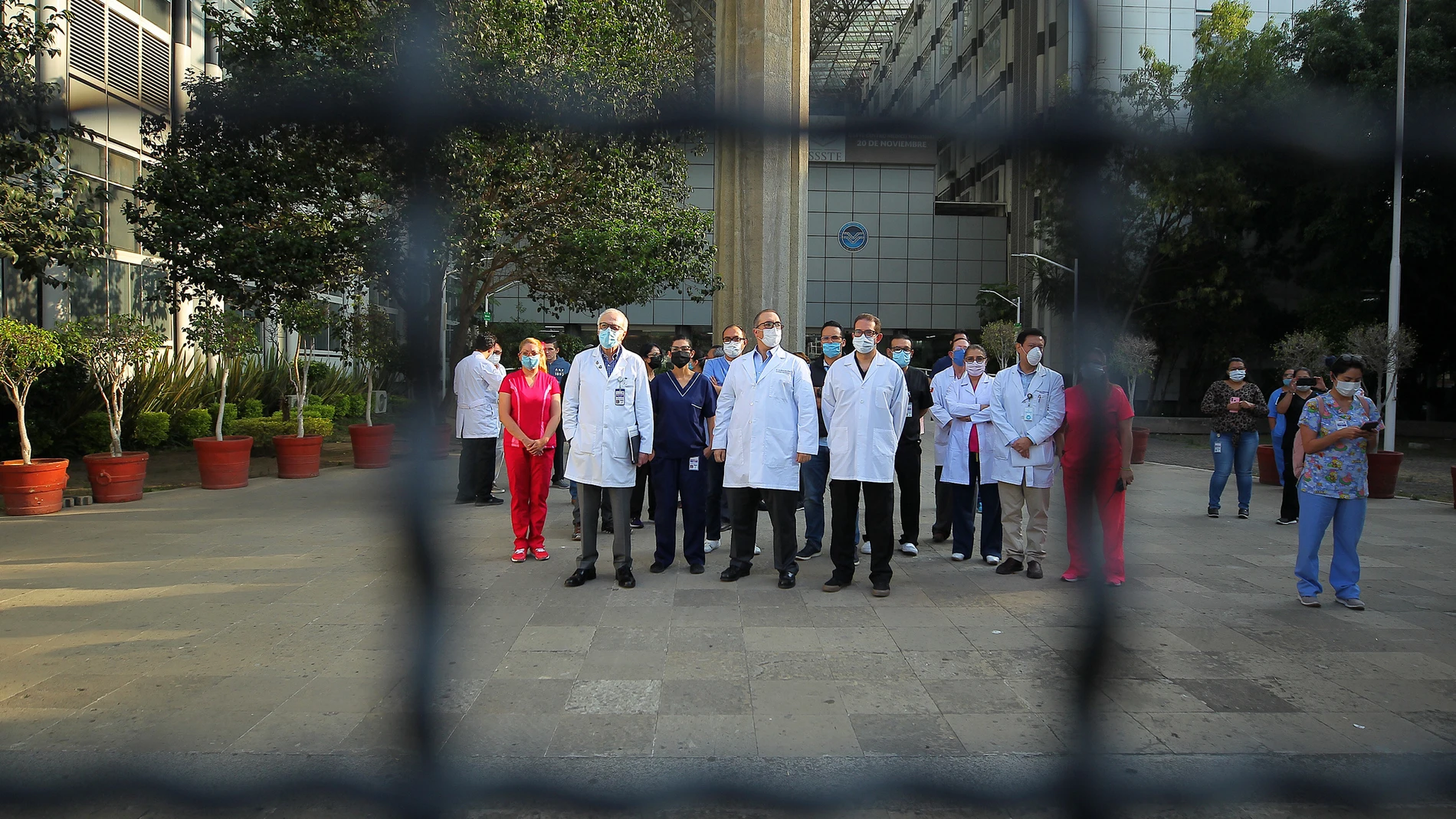 Health workers protest in Mexico