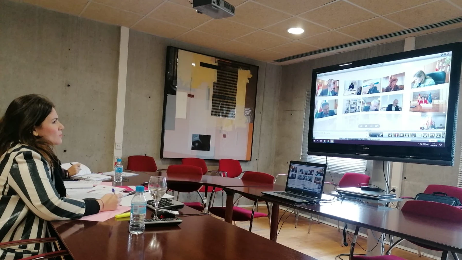 La consejera de Educación y Cultura, Esperanza Moreno, en la Conferencia Sectorial de Educación mantenida esta mañana