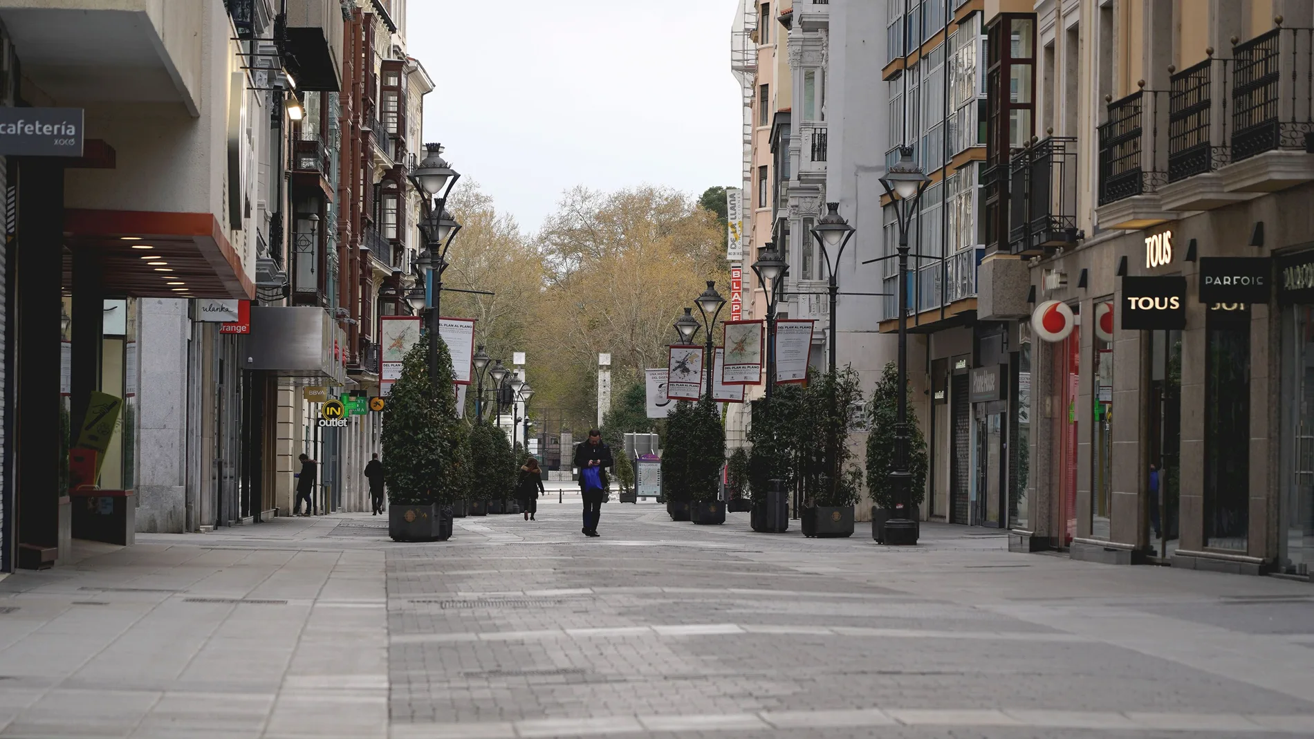 Valladolid durante el estado de alarma por el coronavirus.