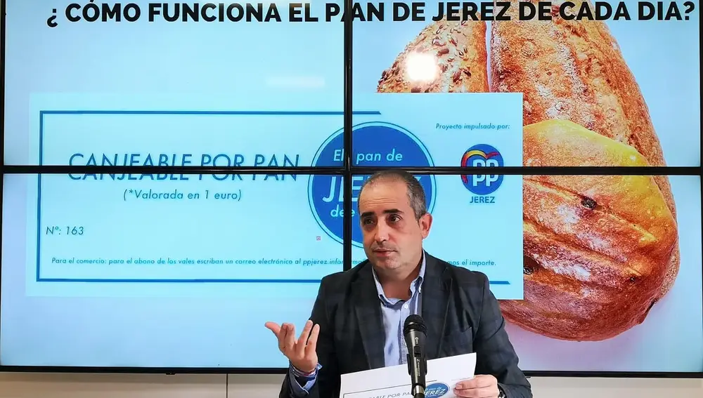 El portavoz local del PP de Jerez, Antonio Saldaña
