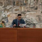 Pedro Sánchez ha iniciado hoy una ronda de contactos con los partidos políticos de la oposición