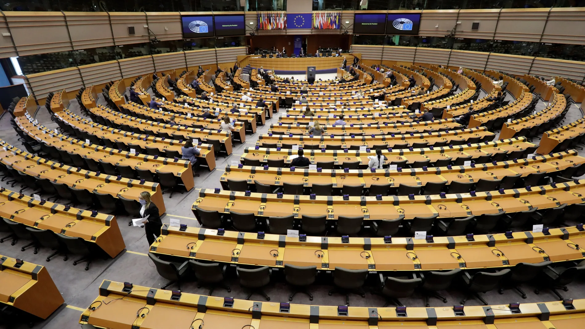 Pleno en el Parlamento europeo