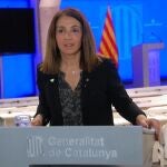La consellera de Presidencia y portavoz del Govern, Meritxell Budó
