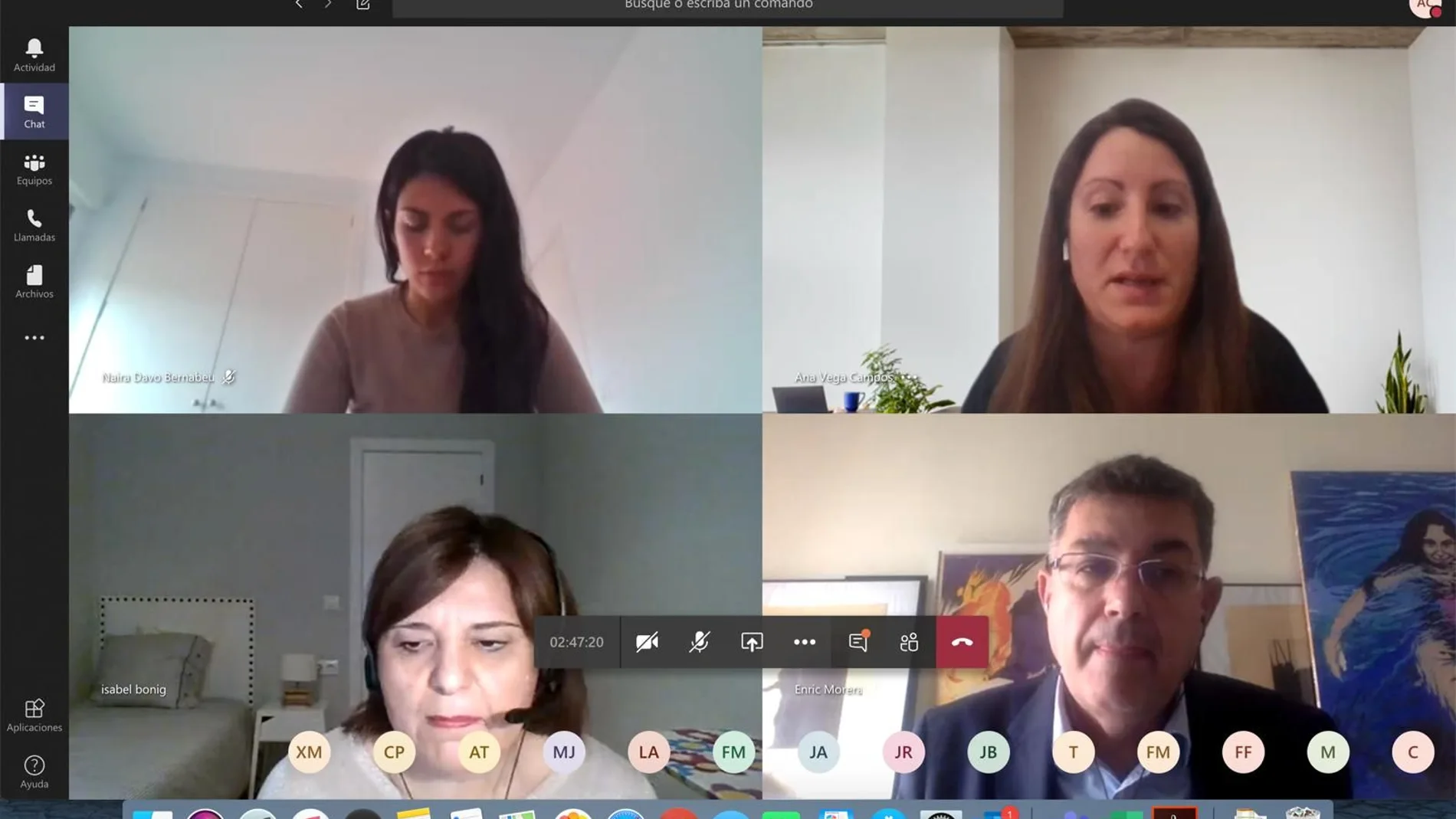 La Junta de Síndics se ha reunido hoy de forma telemática