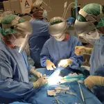 Imagen del diputado del PP y médico Eduardo Raboso durante una intervención quirúrgica en el hospital provisional de Ifema.COMUNIDAD DE MADRID17/04/2020