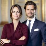 El príncipe Carlos Felipe y Sofía de Suecia