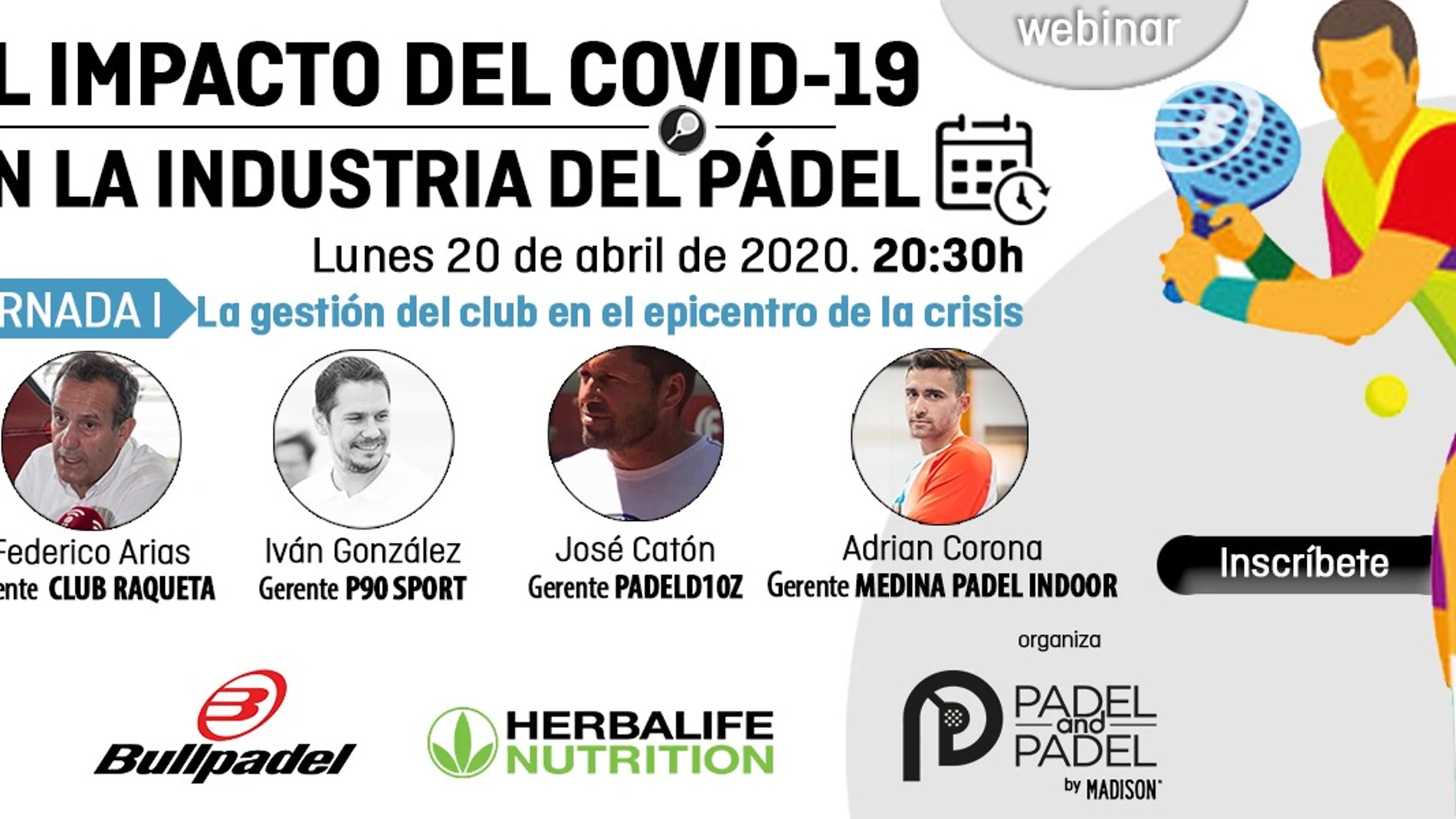 Webinar sobre la Industria del Pádel