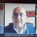 Reunión telemática del consejero Jesús Julio Carnero con las cooperativas y las organizaciones agrarias