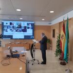 El presidente de la Diputación de Sevilla, Fernando Rodríguez Villalobos