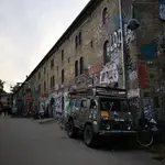 Una de las calles de Christiania.