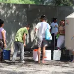 Campamento de migrantes en la ciudad mexicana de Matamoros (Tamaulipas). Un total de 16 migrantes deportados de Estados Unidos, entre extranjeros y mexicanos, están contagiados de Covid-19 en este estado