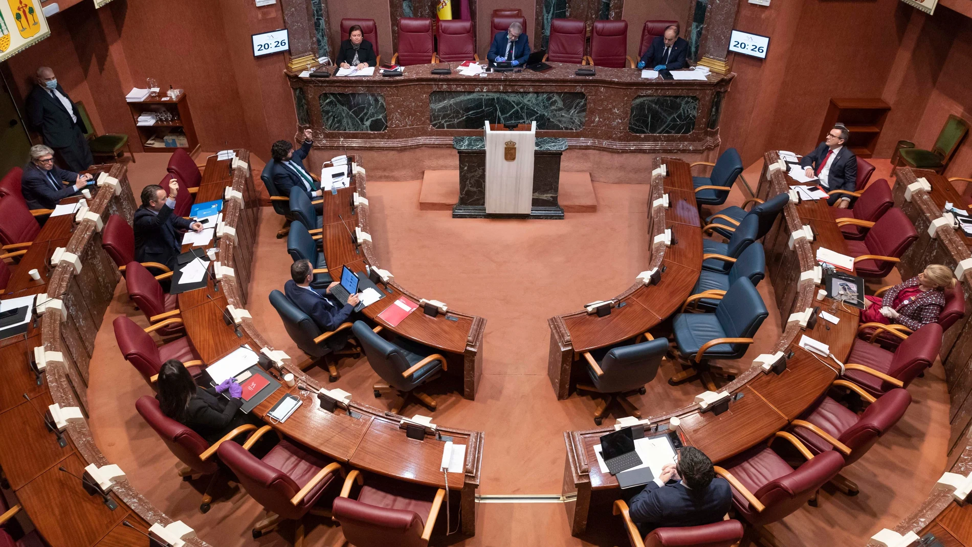 Votación del Proyecto de Ley de Presupuestos en la Asamblea Regional