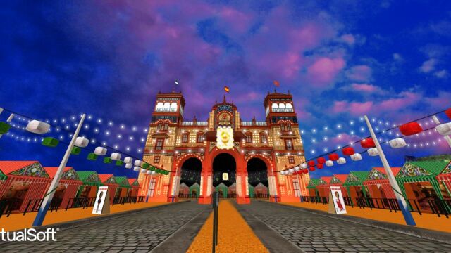 Recreación virtual de la Feria de Abril de Sevilla