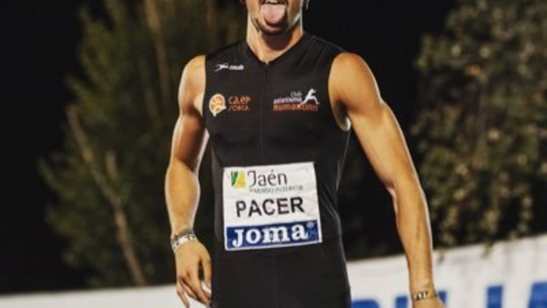 El triatleta Saúl Martínez