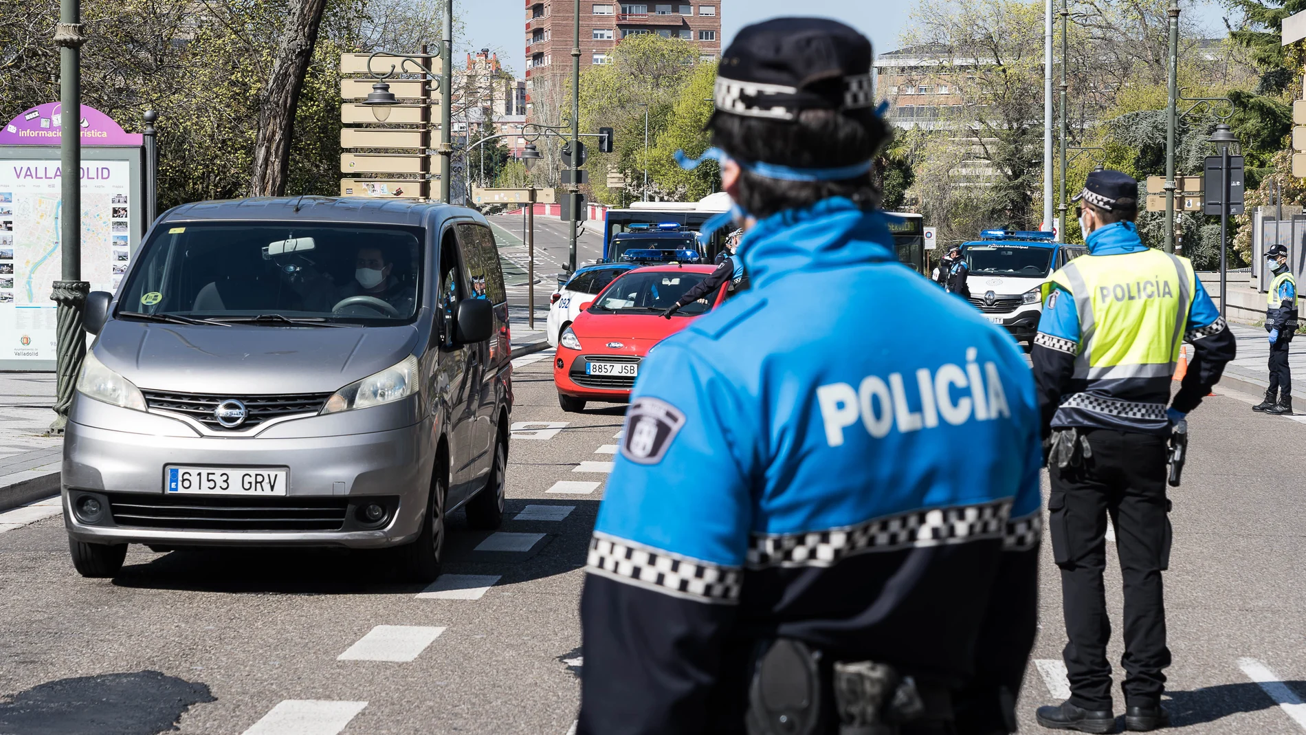 Agentes de la policía municipal de Valladolid