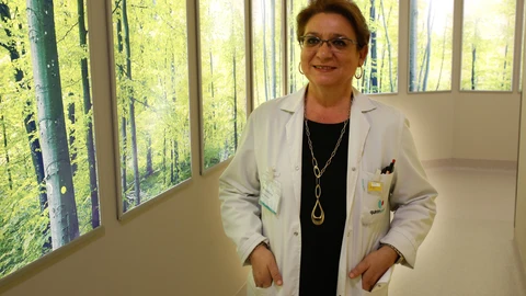 La jefa del Servicio de Radioterapia, María Isabel Ramos