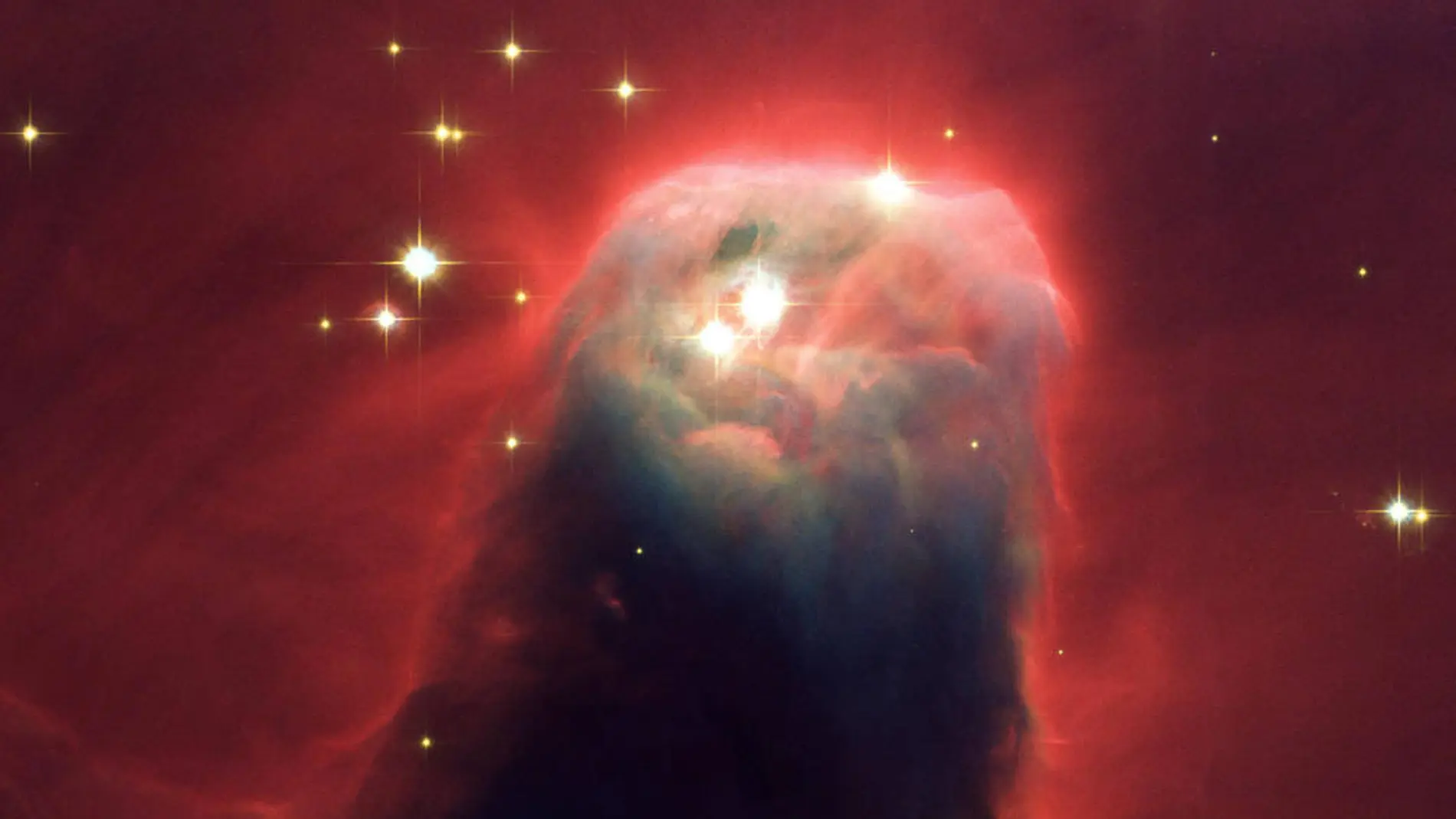 Imagen de la la nebulosa Cono