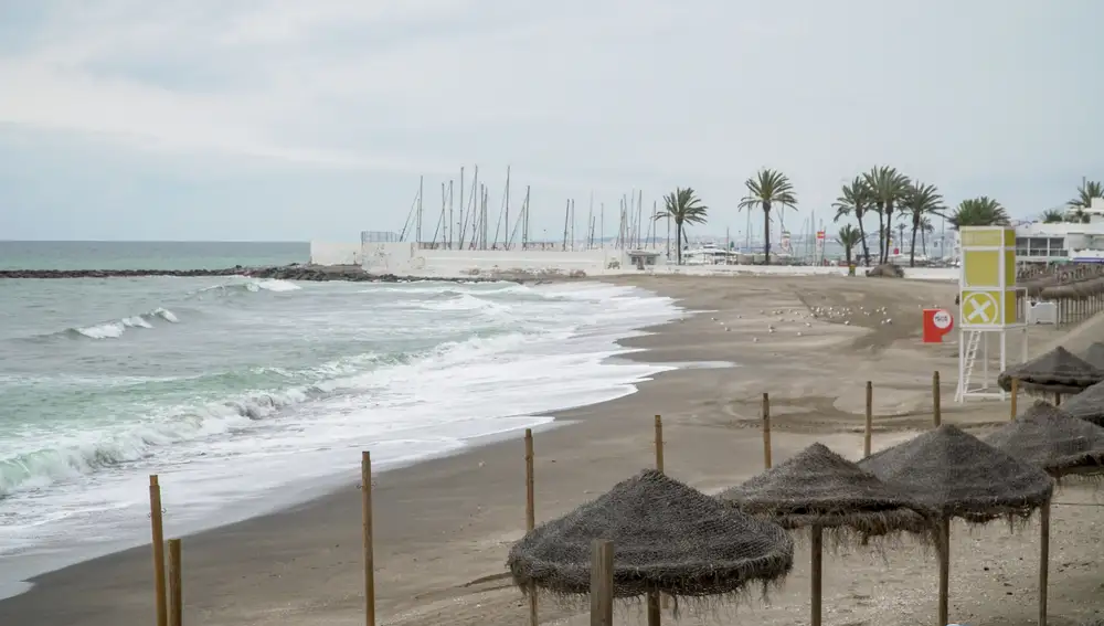 Una playa de Marbella