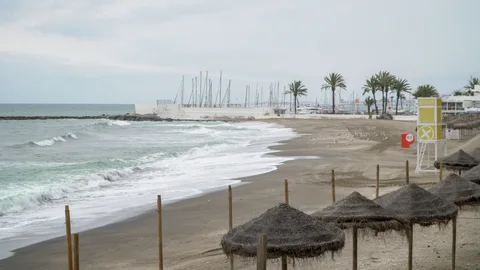 Una playa de Marbella