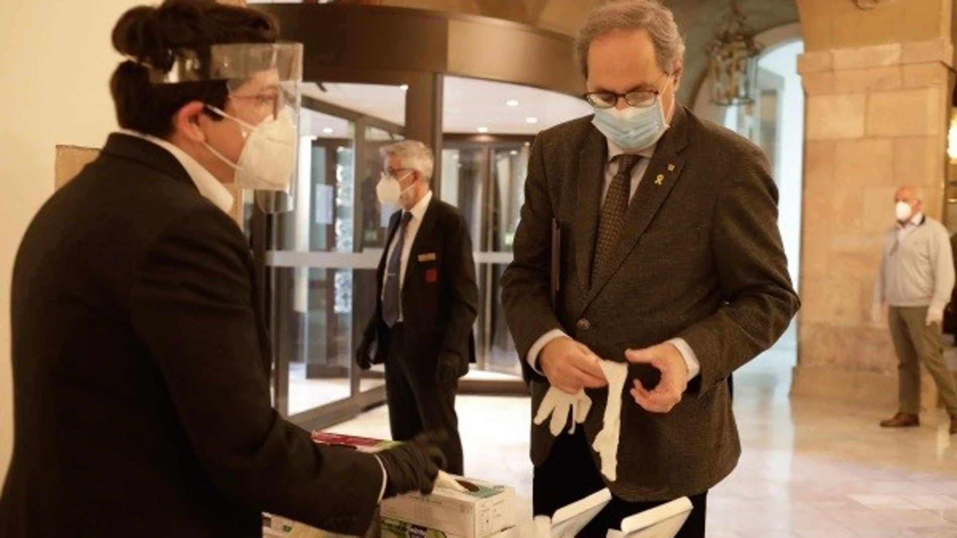 AV- Coronavirus.- Torra pide a los comuns presionar al Gobierno para que Catalunya haga su desconfinamiento
