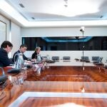 El presidente del Gobierno, Pedro Sánchez, preside la reunión del comité técnico de gestión del coronavirus celebrada en el Palacio de la Moncloa