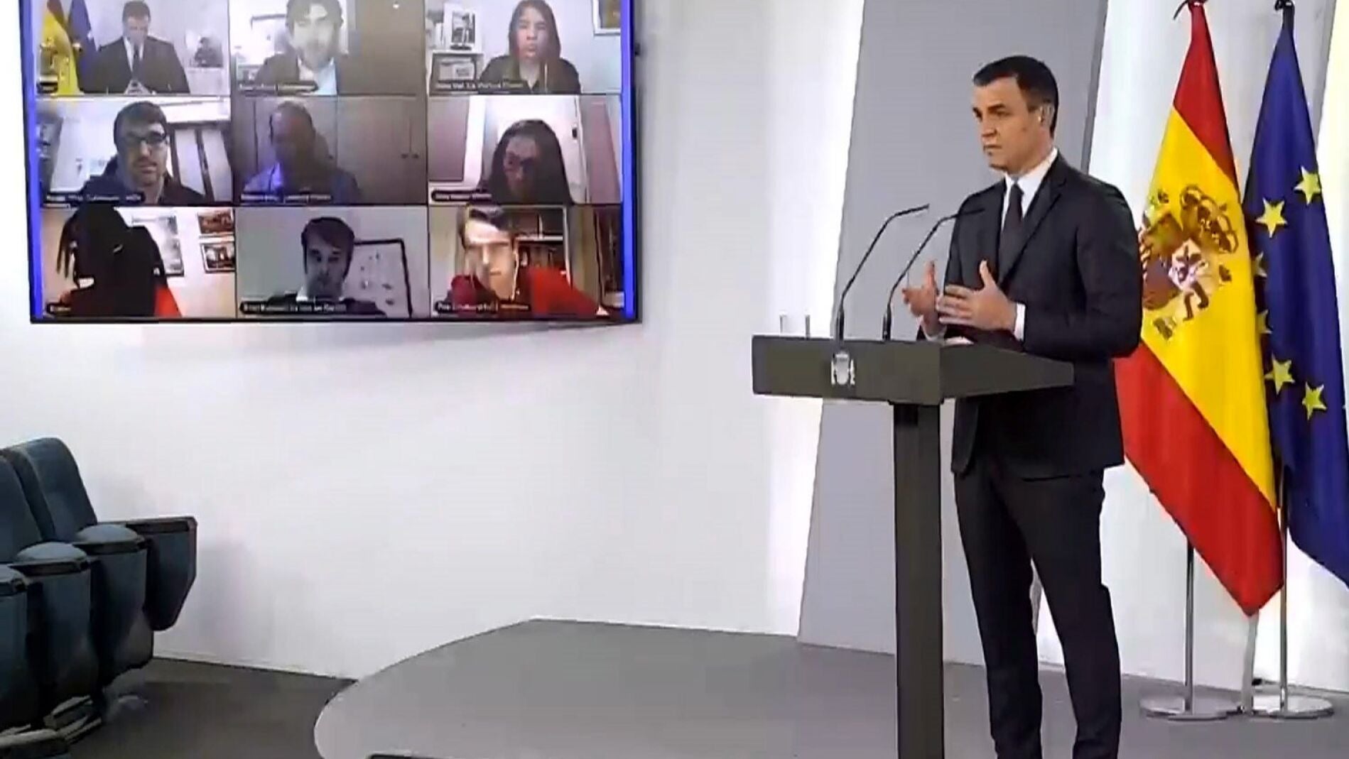 Comparecencia de Pedro Sánchez tras la reunión del Consejo de Ministros