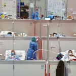 Desde hace varias noches se experimenta una extraña sensación de quietud en Ifema tras las intensas jornadas que se han vivido