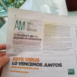 Ejemplar del periódico dominicano "Diario Libre"