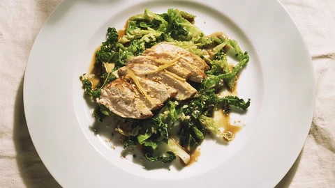 Ensalada de pollo con vitamina D