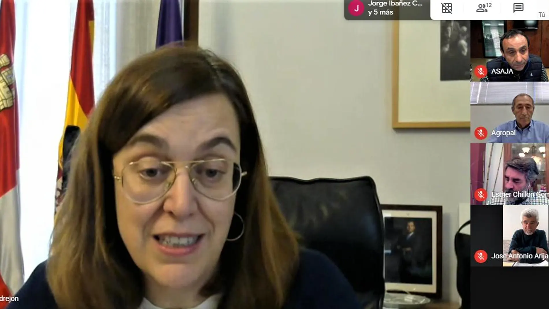 La presidenta de la Diputación de Palencia, Ángeles Armisén, preside el Consejo Agrario provincial