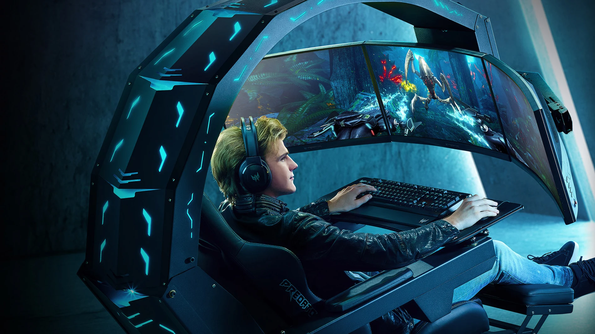 escándalo la carretera nitrógeno La silla que todo gamer soñaría tener se llama Acer Predator Thronos
