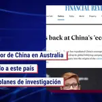 China amenaza a Australia con un boicot económico si investiga el origen la pandemia