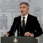 El ministro del Interior, Fernando Grande-Marlaska, defendió a Iglesias en sus críticas a la Justicia tras la sentencia a la diputada autonómica Isa Serra