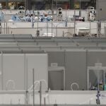 El Hospital de Ifema en el que han estado trabajando los sanitarios y que cerró el pasado día 1 de mayo EFE/ Ballesteros