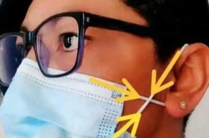 Mascarilla cruzada: la solución definitiva para los que usan gafas
