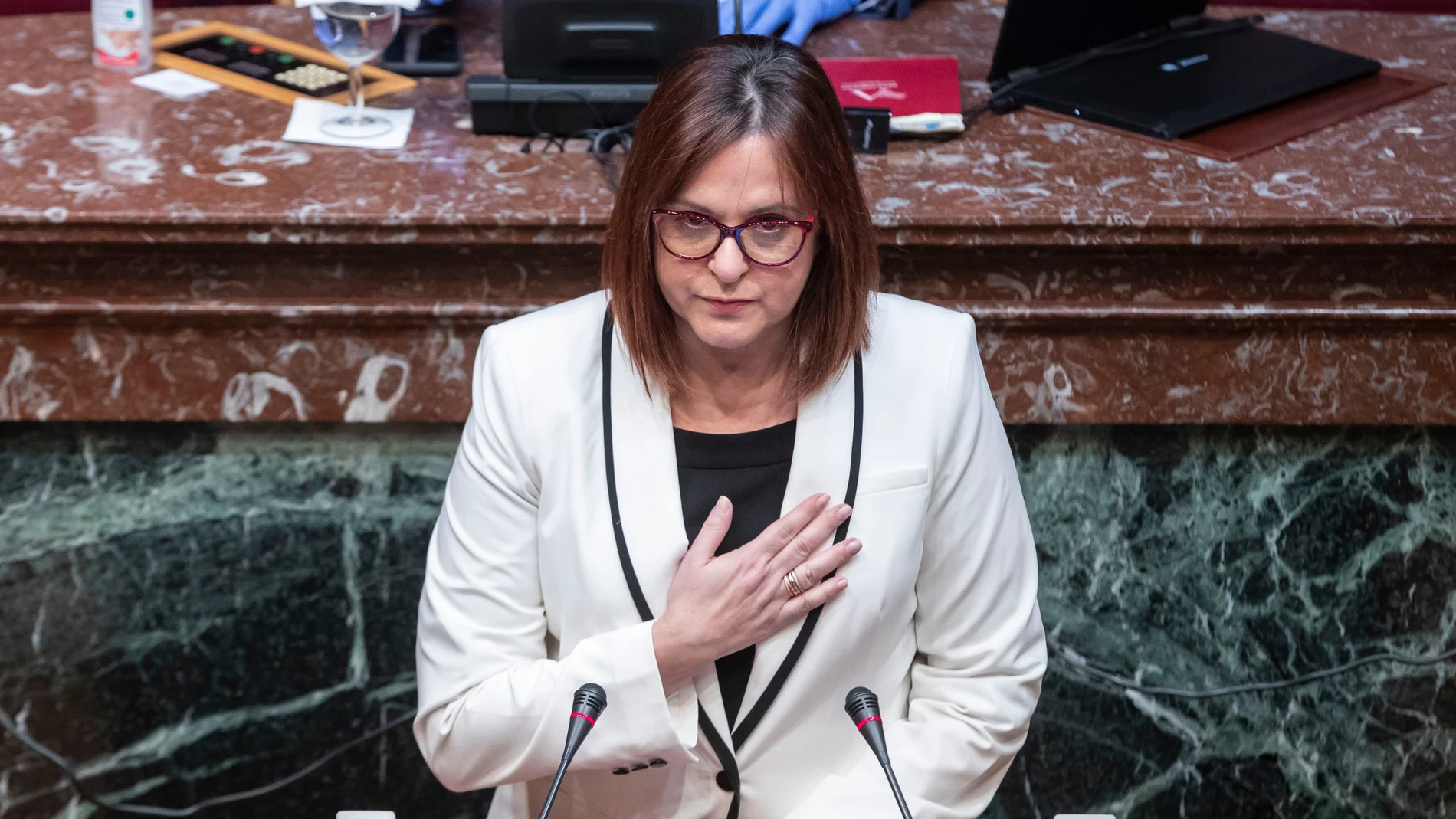 La consejera de Mujer, Igualdad, LGTBI, Familias y Política Social, Isabel Franco