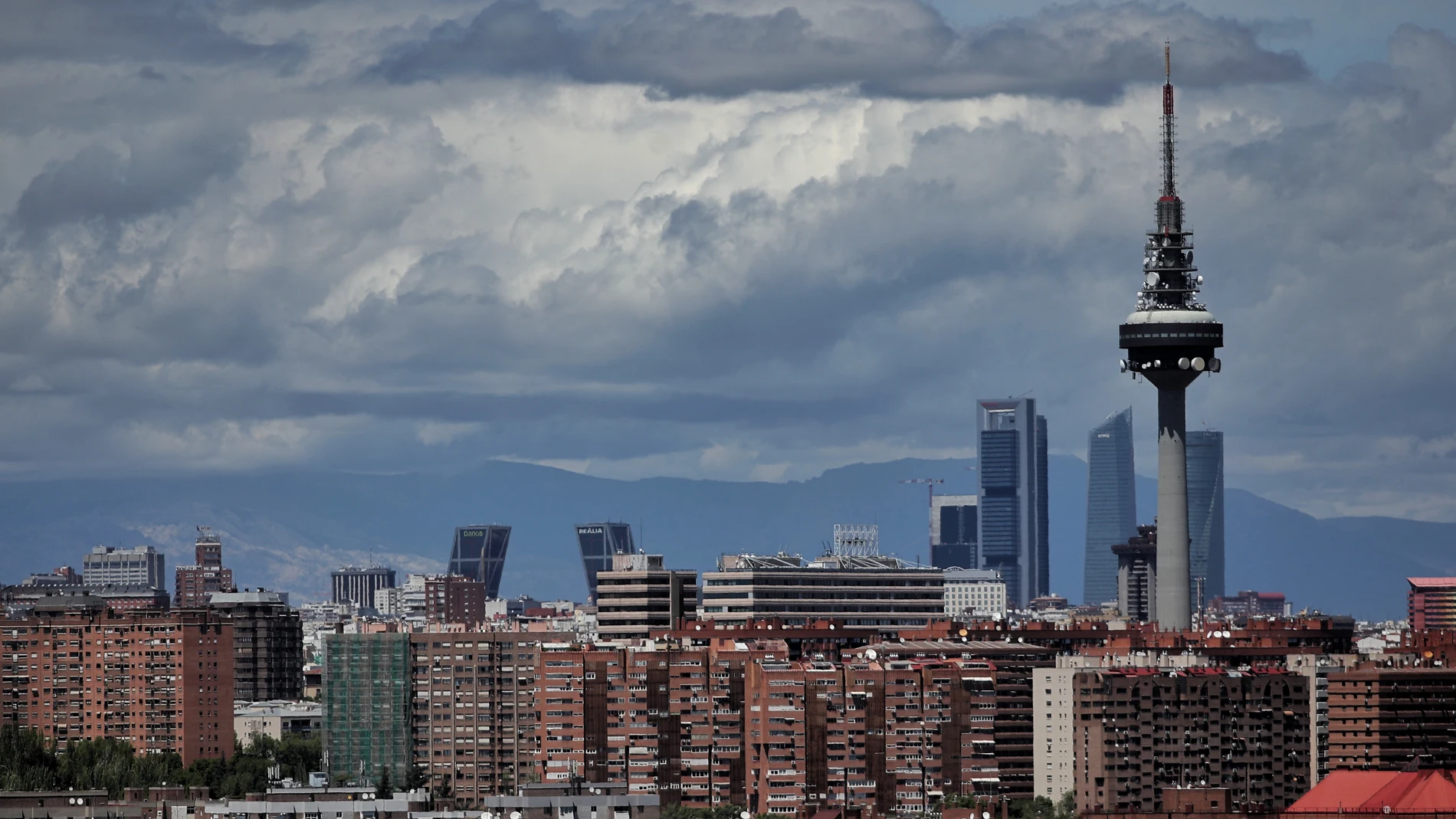 Cielo despejado en Madrid 