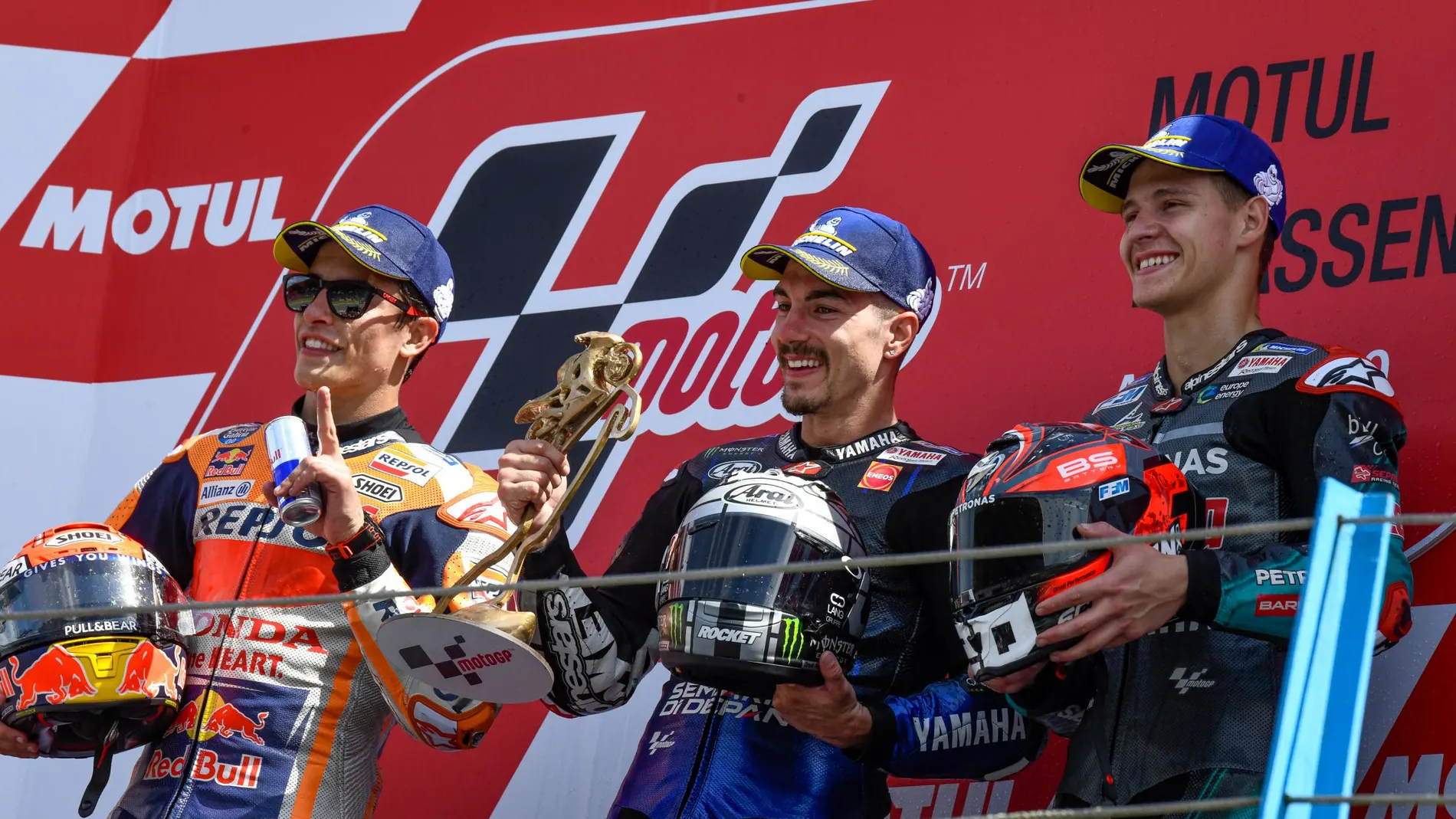 Podio del Gran Premio de Países Bajos de 2019