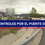 Complicaciones en las salidas de Madrid por los controles por el puente de mayo