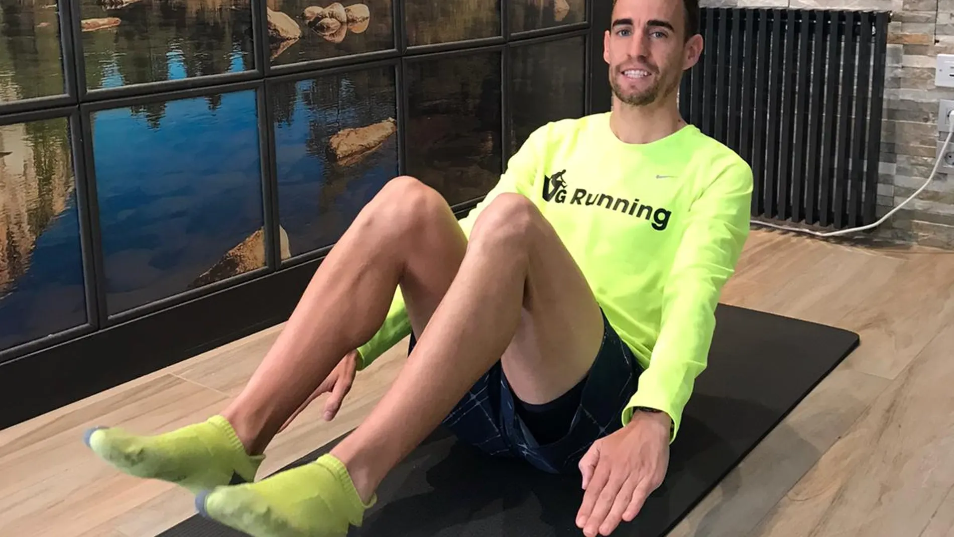 Víctor García, atleta olímpico y campeón de España en 3.000 metros, regenta la academia VGRunning en Madrid